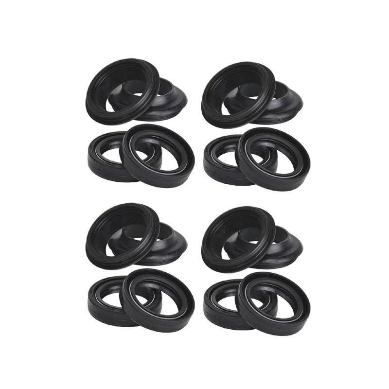 33x46x11 33 46 11 Motorrad Stoßdämpfer Vorne Gabel Dämpfer Öl Dichtung Frühling Staub Dichtung for CMX250C Rebel CMX250 CMX 250(8xOil seal 8xcover) von JBJYGSG