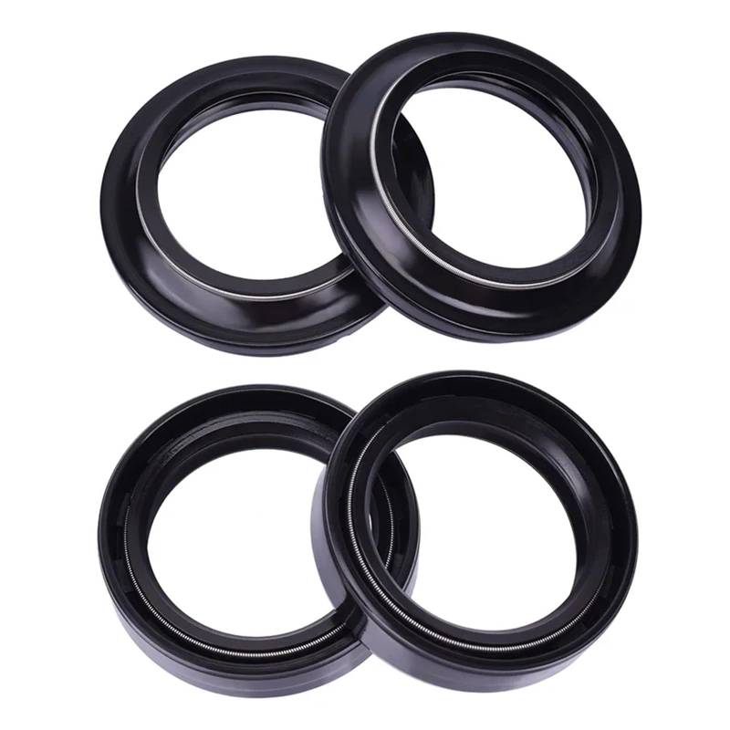 36x48x11 Motorrad Gabel Dämpfer Öl Dichtung Frühling 36 48 11 Staub Abdeckung for IT175 IT250 XT250 XT350 XT 350 IT 175 250(2xOil seal 2xcover) von JBJYGSG