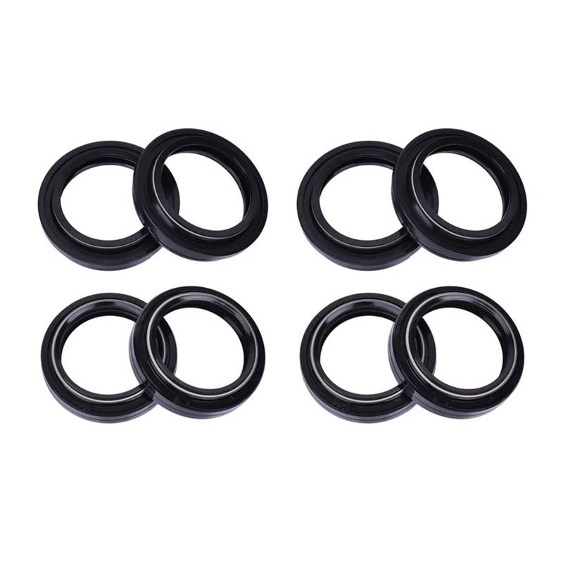 37x49x8/10 37 49 8 10 Motorrad Stoßdämpfer Vorne Gabel Öl Staub Dichtung Frühling for VFR400 NC21 VFR 400 VFR400R NC24(4xOil seal 4xcover) von JBJYGSG