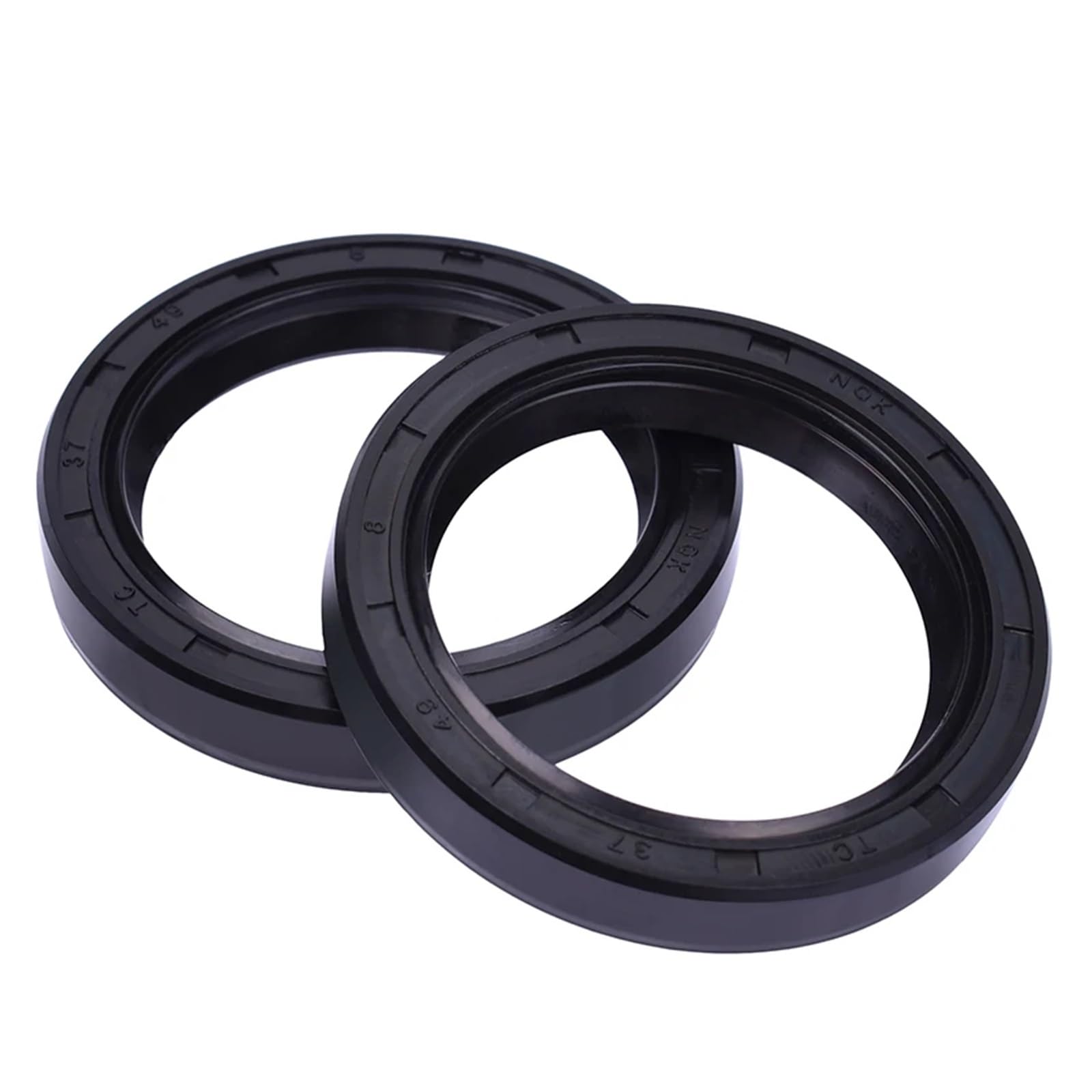 37x49x8 Vorderradgabelaufhängung Öldichtung 37 49 Staubschutz for TERRA EU3 125 for XG750 STREET XG 750 45500209(2pcs Oil Seal) von JBJYGSG