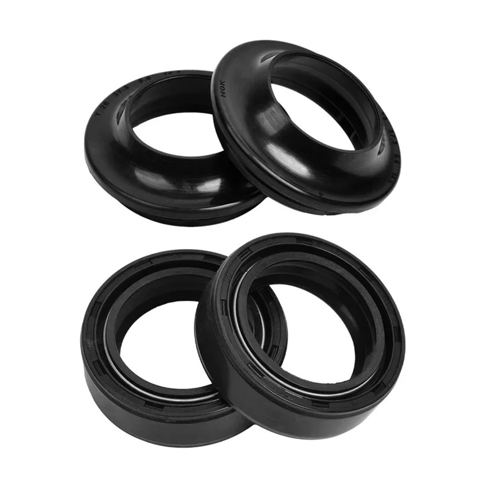 40x50x11 Motorrad Stoßdämpfer Vorne Gabel Dämpfer Öl Dichtung 40 50 11 Staub Abdeckung 40 * 50(2pc seal 2pc cover) von JBJYGSG