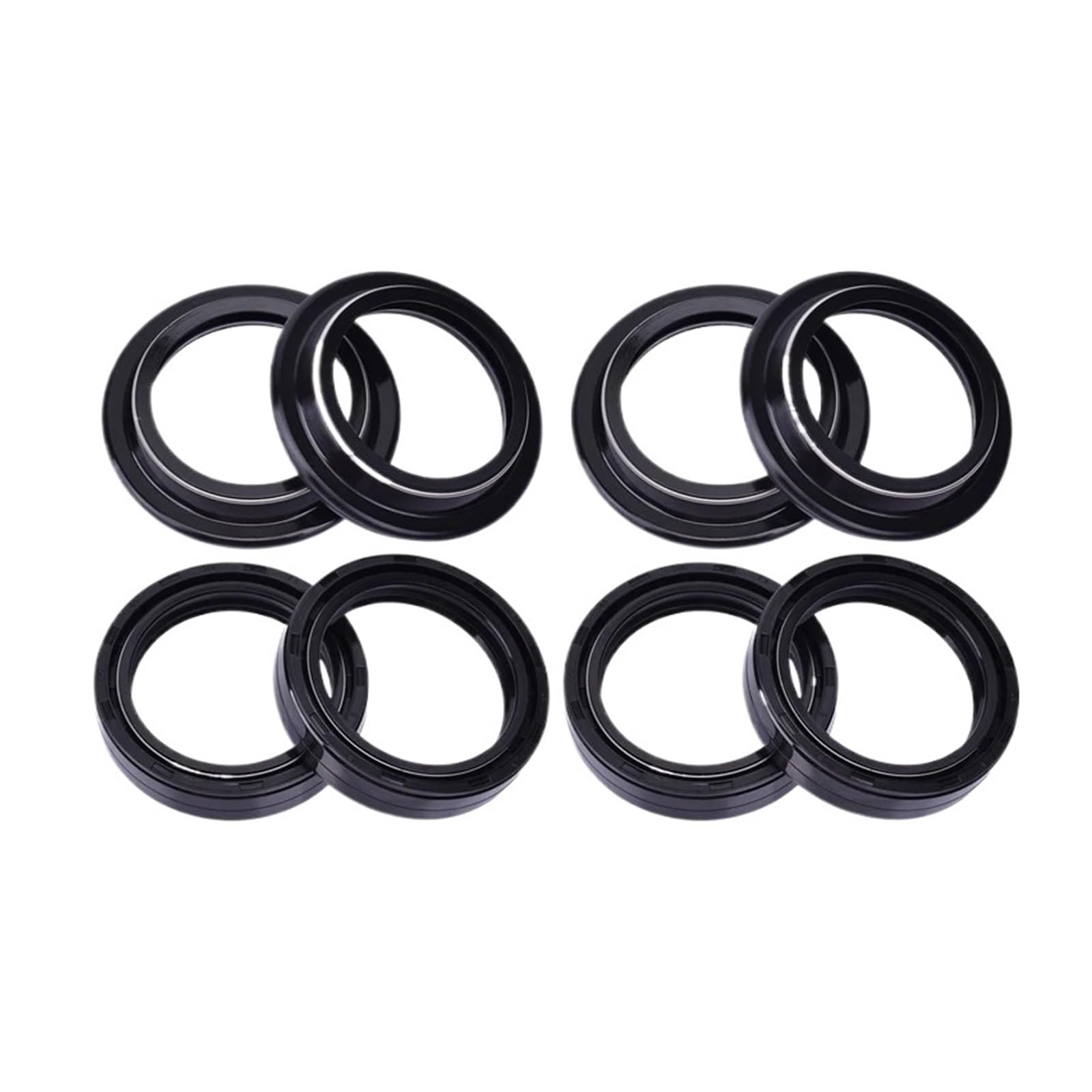 41x54x11 41 * 54 Vorderradgabel Suspension Dämpfer Öl Dichtung 41 54 Staub Abdeckung for FXDB 1690 Dyna Switchcack 2010-2017 16(4xOil seal 4xcover) von JBJYGSG