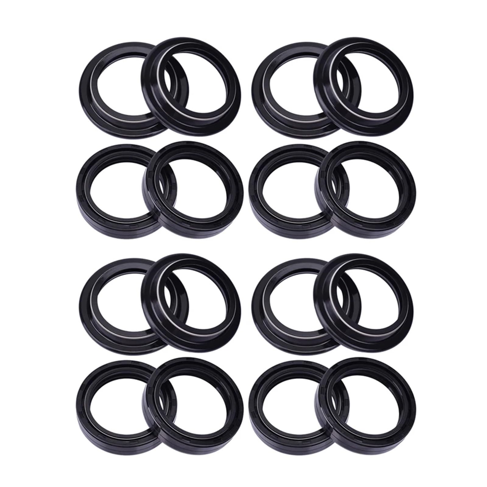 41x54x11 41 * 54 Vorderradgabel Suspension Dämpfer Öl Dichtung 41 54 Staub Abdeckung for FXDB 1690 Dyna Switchcack 2010-2017 16(8xOil seal 8xcover) von JBJYGSG