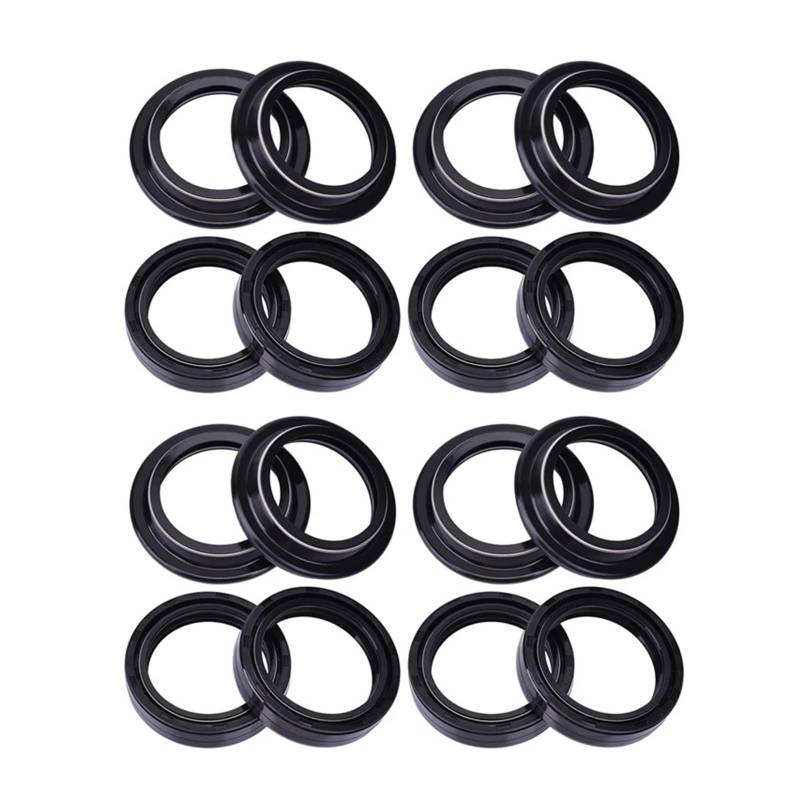 41x54x11 Vorderradgabel Federungsdämpfer Öldichtung 41 54 Staubschutz for TT250 TT350 TT 250 350 XT600 XTZ600 TENERE XTZ XT 600(8xOil seal 8xcover) von JBJYGSG