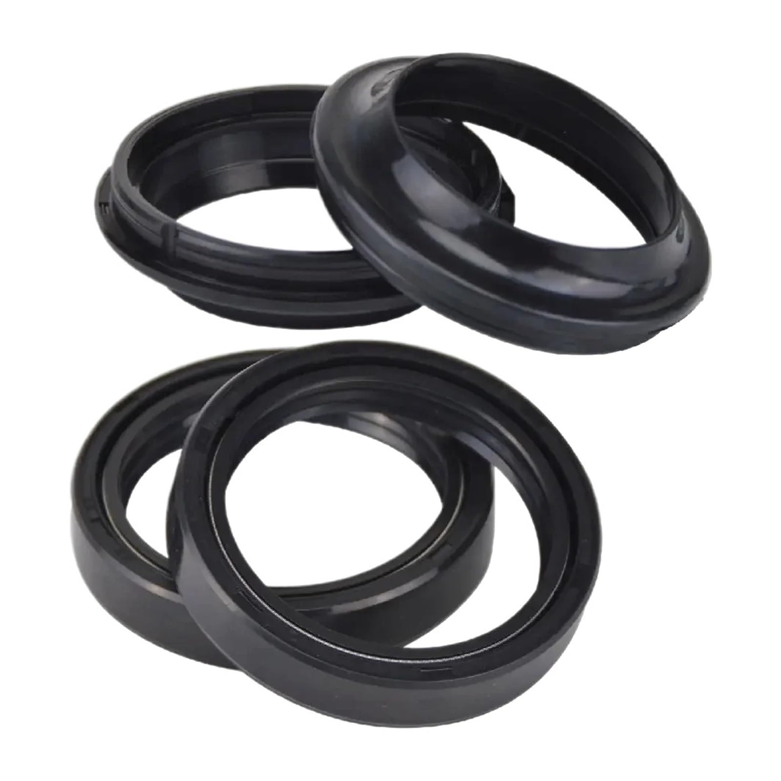 45x57x11 Vorderradgabelaufhängungsdämpfer-Öldichtung 45 57 Staubschutz for FMX650 FMX 650 CBR900 CBR900RR Fireblade SC28 CBR 900(2xOil seal 2xcover) von JBJYGSG