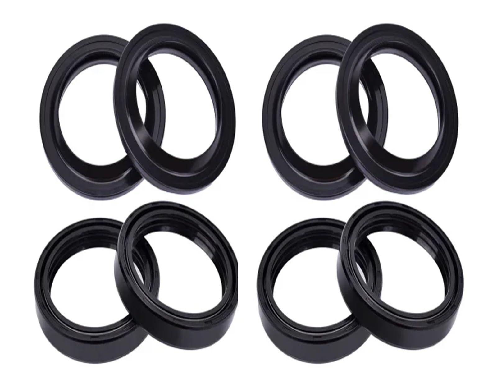 45x57x11 Vorderradgabelaufhängungsdämpfer-Öldichtung 45 57 Staubschutz for FMX650 FMX 650 CBR900 CBR900RR Fireblade SC28 CBR 900(4xOil seal 4xcover) von JBJYGSG