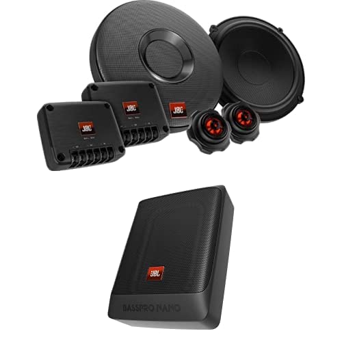 JBL Club 605CSQ Komponenten Auto Lautsprecher Set BassPro Nano Aktiver Untersitz Auto-Subwoofer von JBL