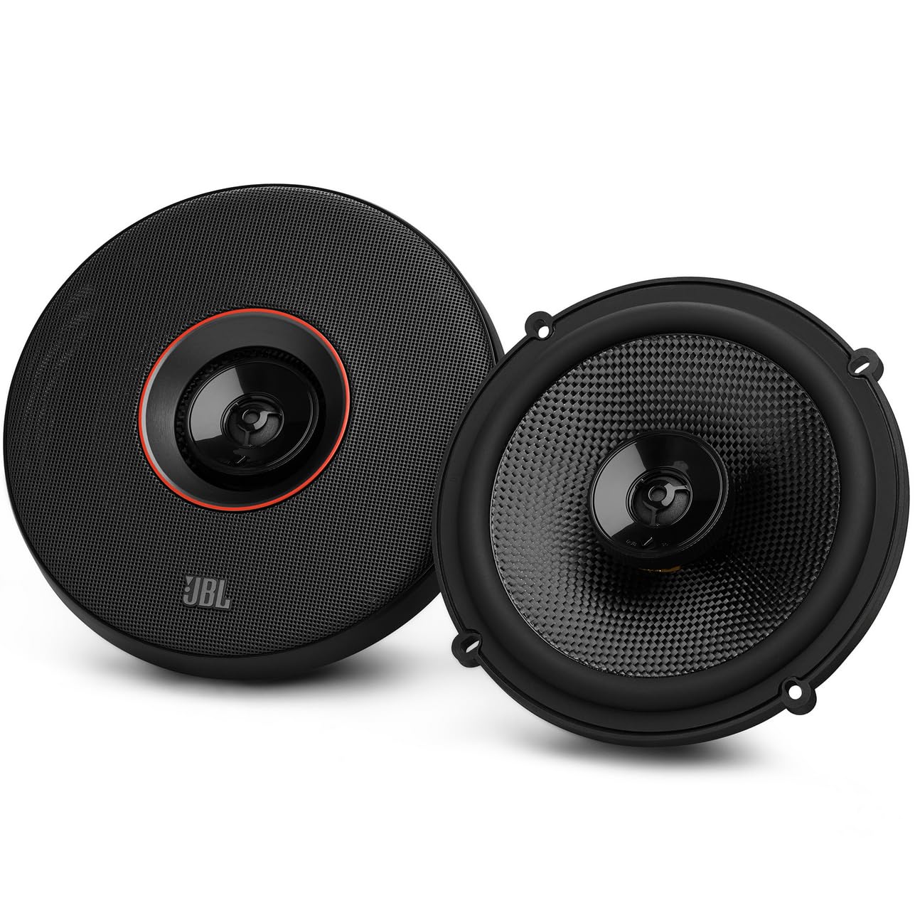 JBL Club 64SQ Gen 3-165mm Auto Lautsprecher Set von Harman Kardon in High-End Sound Qualität für das Ultimative Car-HiFi Upgrade: 75W-225W Max, Carbonfaser-Tieftöner & unglaublicher Y40-Ferritmagnet von JBL