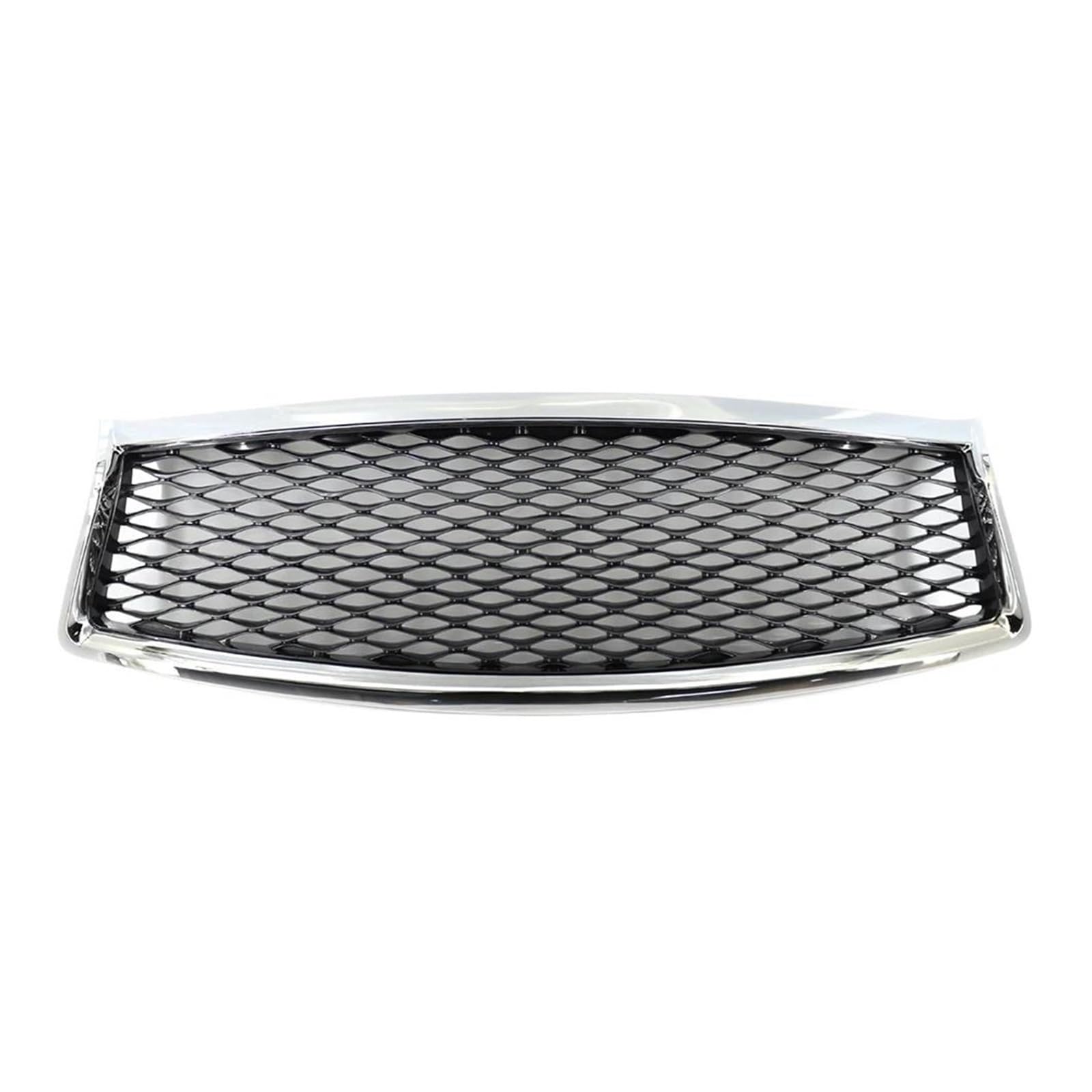 Auto-Frontgrill Für Infiniti Q50 Q50S 2014 2015 2016 2017 Wabengitter-Frontstoßstangengitter In Der Mitte Oben Frontstoßstangengrill(Chrom Schwarz) von JCAKES