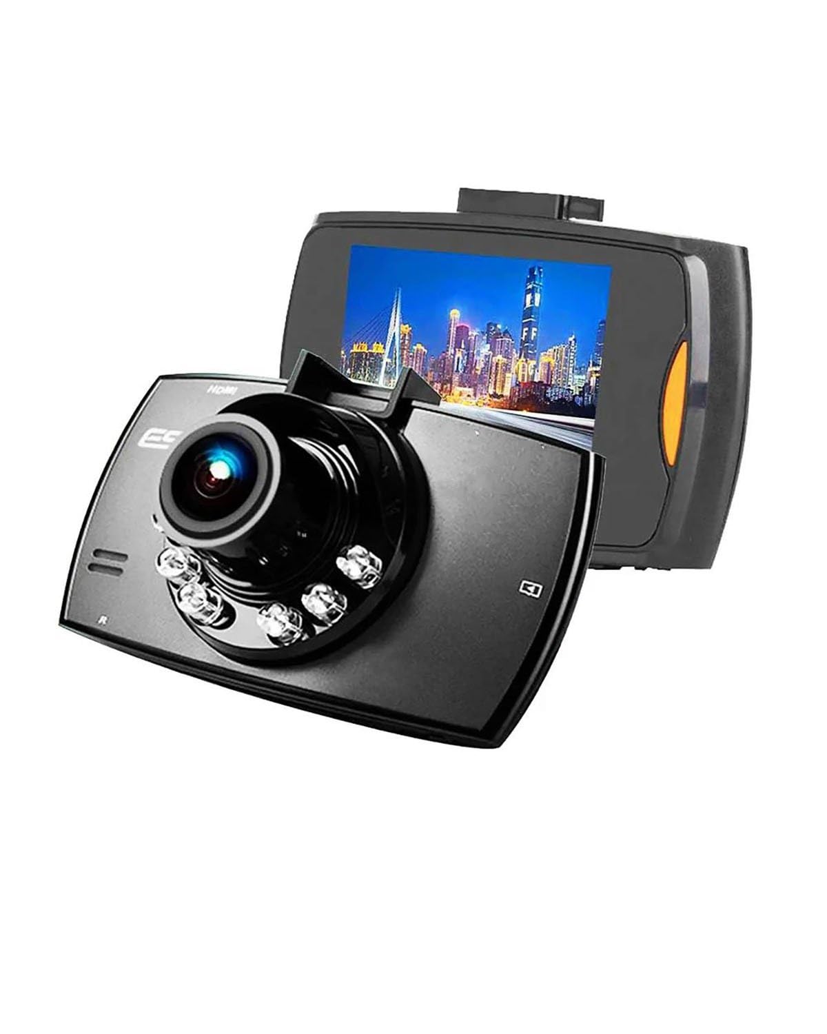 Autokamera Auto DVR Dash Cam Full HD 720P Dashcam Kamera Fahrrekorder Zyklusaufzeichnung Nachtsicht 120 Grad Weitwinkel G-Sensor Dashcam(2.4 inch 720P 8g) von JCAKES