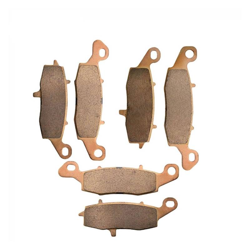 Motorrad-Bremsbeläge vorne und hinten for I ZR 750 F ZR750F (ZR-7) 1999–2004, gesinterter Bremsscheibenbelag(Front Left Brake Pad) von JCDZSW