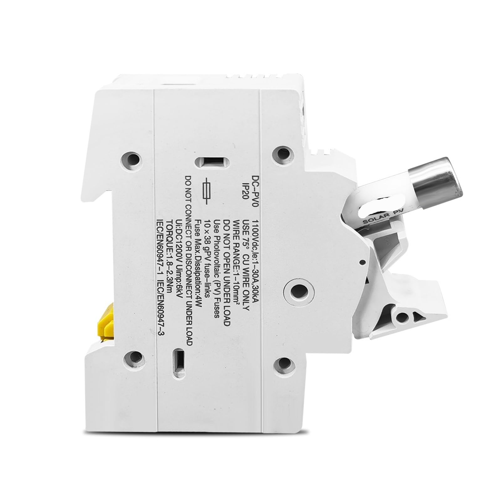 Solar-PV-Sicherungshalter DC 1000 V PV-Sicherungen 10 A/15 A/30 A Hochspannung for Schutz von Solaranlagen, nicht ein Satz, 1 Stück(10A fuse) von JCIBHODF