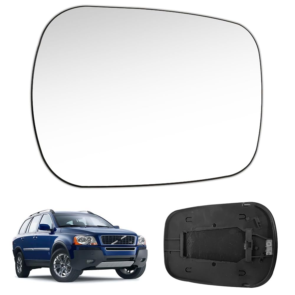 Auto Ersatzspiegel für Volvo XC70 XC90 2003 2004 2005 2006,Spiegelglas Außenspiegelglas Außenspiegelsets Rückspiegel Glas Ersatz Verschleißteile,Left von JCPDN