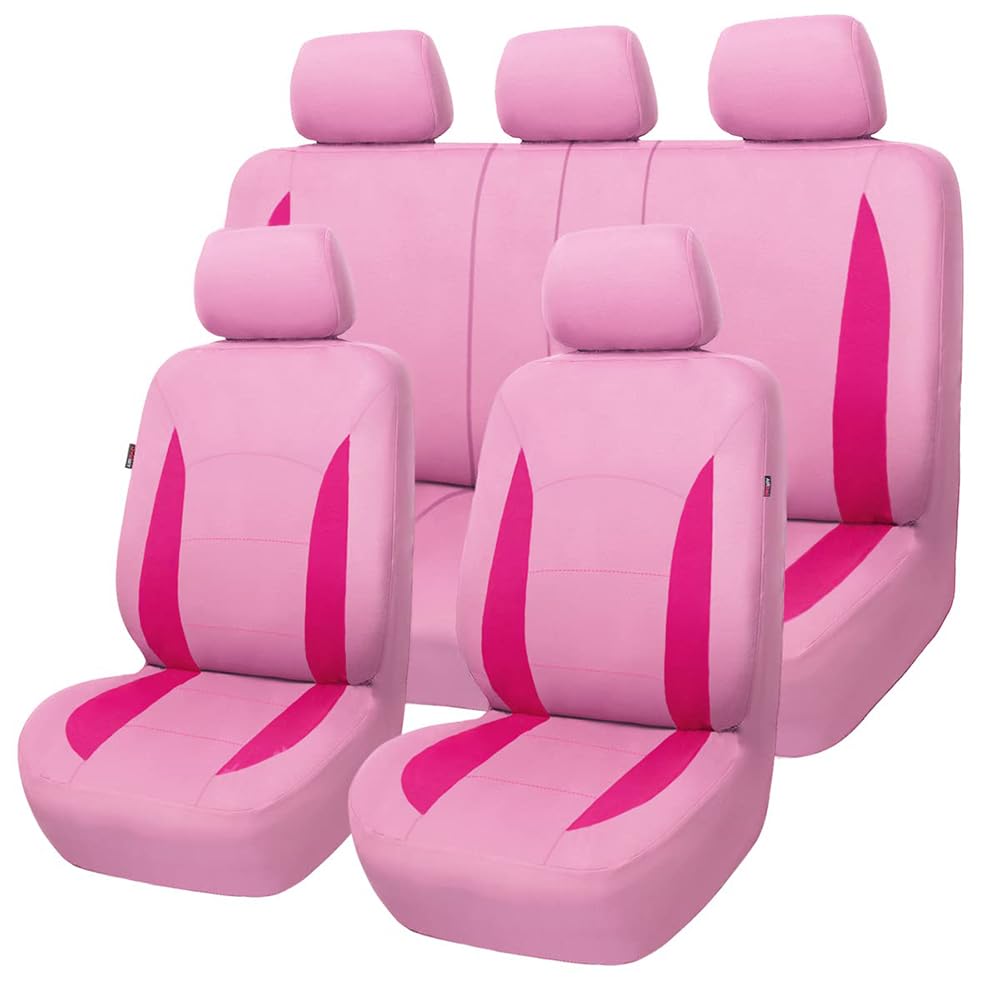 JCPDN Auto Sitzbezüge für Skoda Kamiq/Karoq/Kodiaq/Kodiaq GT/Scala 5-Seats,Vorne und Hinten Sitzbezügesets Allwetter Atmungsaktiv Wasserdichtes Verschleißfest Zubehör,D von JCPDN