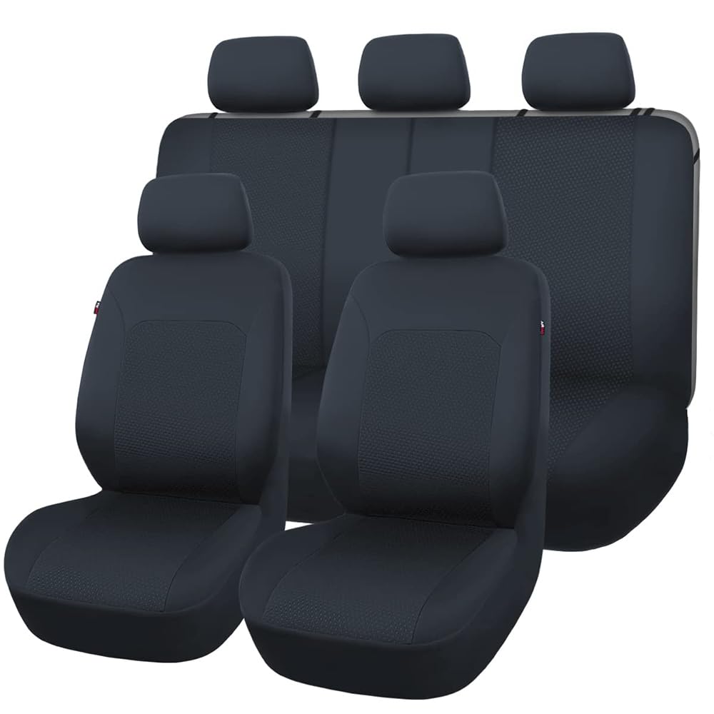 JCPDN Auto Sitzbezüge für Toyota Prius/Prius+ XW50 XW30 / 5.Gen 5-Seats,Vorne und Hinten Sitzbezügesets Allwetter Atmungsaktiv Wasserdichtes Verschleißfest Zubehör,B von JCPDN