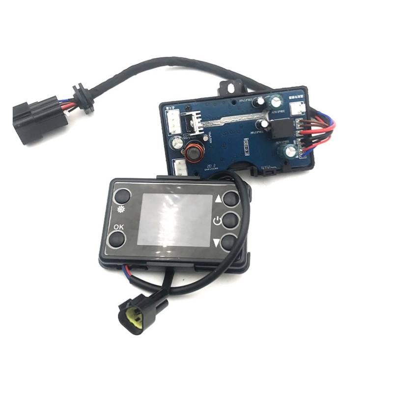 JCVHVOPOK 12/2. 4V 2kw 5kw 8kw Diesellufterheizung LCD Monitor Switch + Control Board Motherboard + Fernbedienung Ähnliche Passform for Eberspacher Fit for Webasto Kfz-Heizungsteile(Orange) von JCVHVOPOK