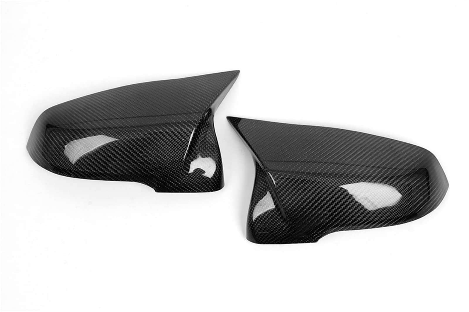 JCVHVOPOK X1 F48 Carbon Spiegelabdeckung Passend for BMW X2 F39 F46 F45 F49 F52 G29 2er Touring Seitenspiegelgehäuse M Look 2014–2018 Rearview mirror(M Look CF) von JCVHVOPOK