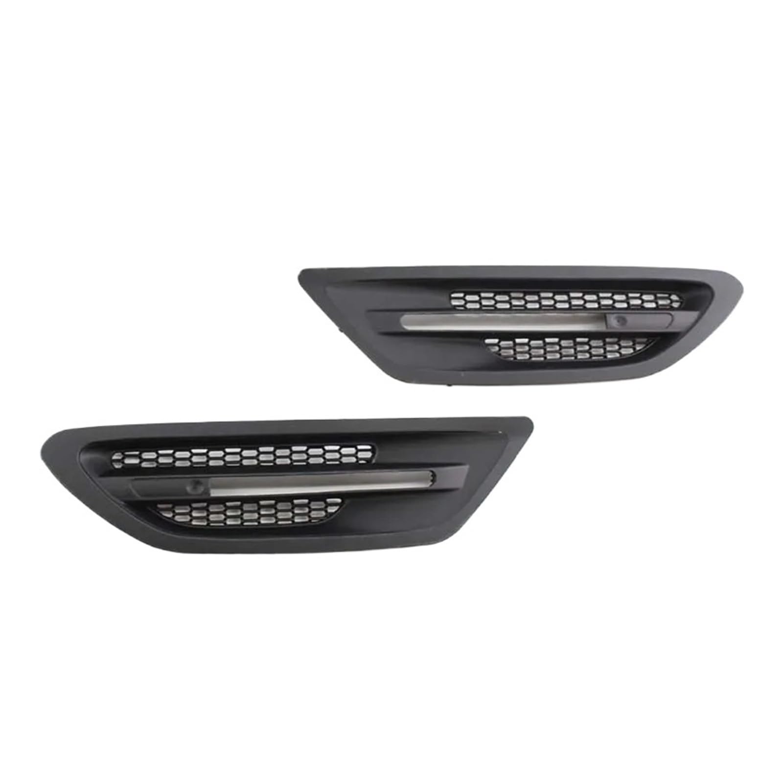 JCVXOELT 2 Stück Auto Styling Side Vent Lufteinlassgitter Abdeckung Auto Kotflügel Luftstrom Grill Dekoration kompatibel for BMW 5S 5 Series F10 M5 2011-2016 von JCVXOELT