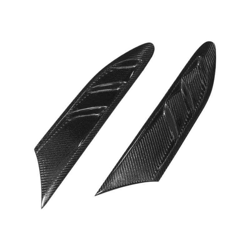 JCVXOELT 2 Stück Seitenkotflügel Air Vent Trim Cover Spoiler Canard Carbon Fiber kompatibel for Toyota 86 GT von JCVXOELT