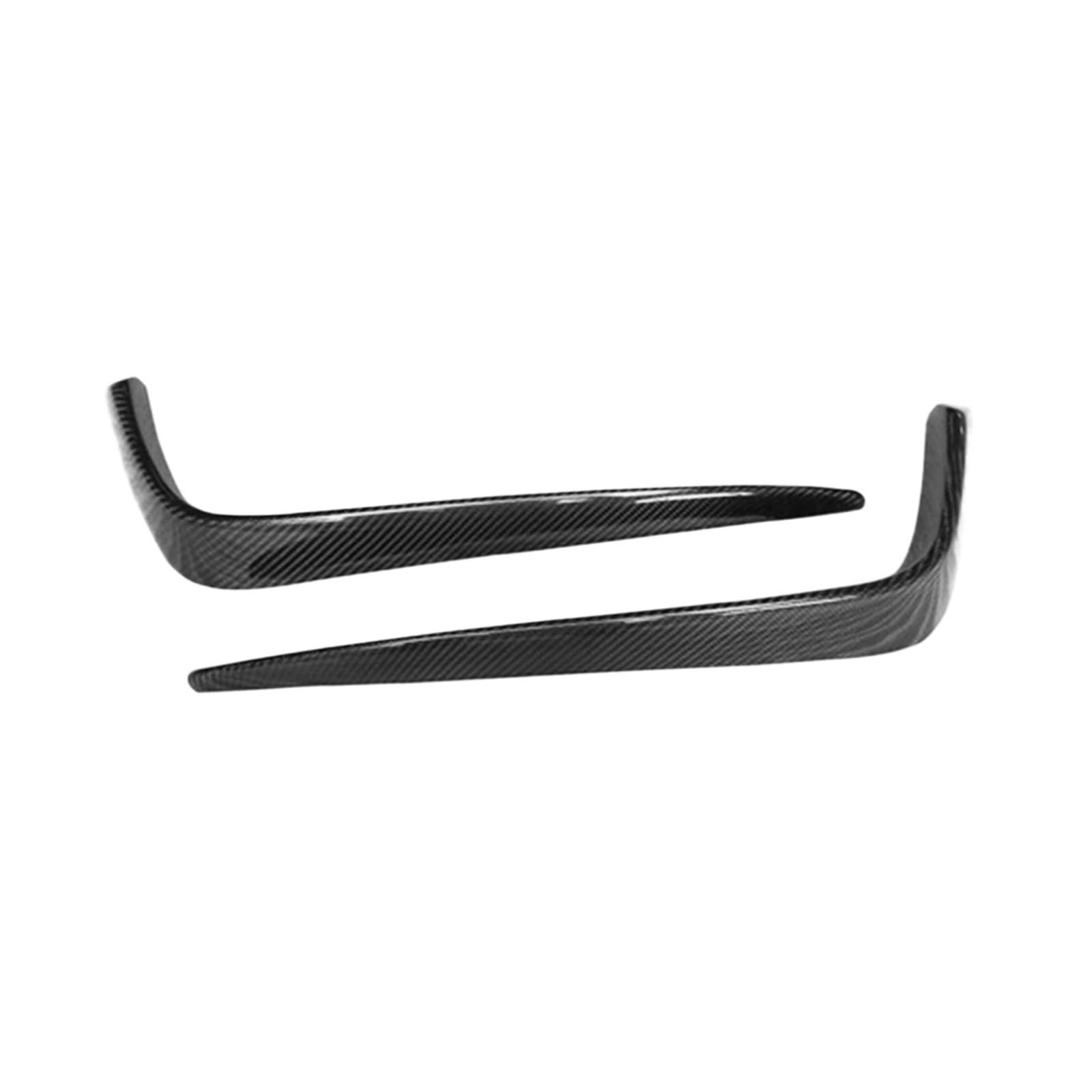 JCVXOELT 2PCS LHD RHD Carbon Fiber Front Bumper Vent Kotflügel Splitter Lufteinlass Dekoration Abdeckung Trim Kompatibel for Audi A3 s3 2014-2016 von JCVXOELT