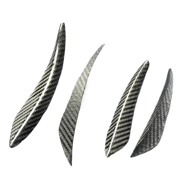 JCVXOELT 4PCS Real Carbon Fiber Front Air Vent Dekoration Seite Kotflügel Trim Kompatibel for BMW Auto Zubehör von JCVXOELT