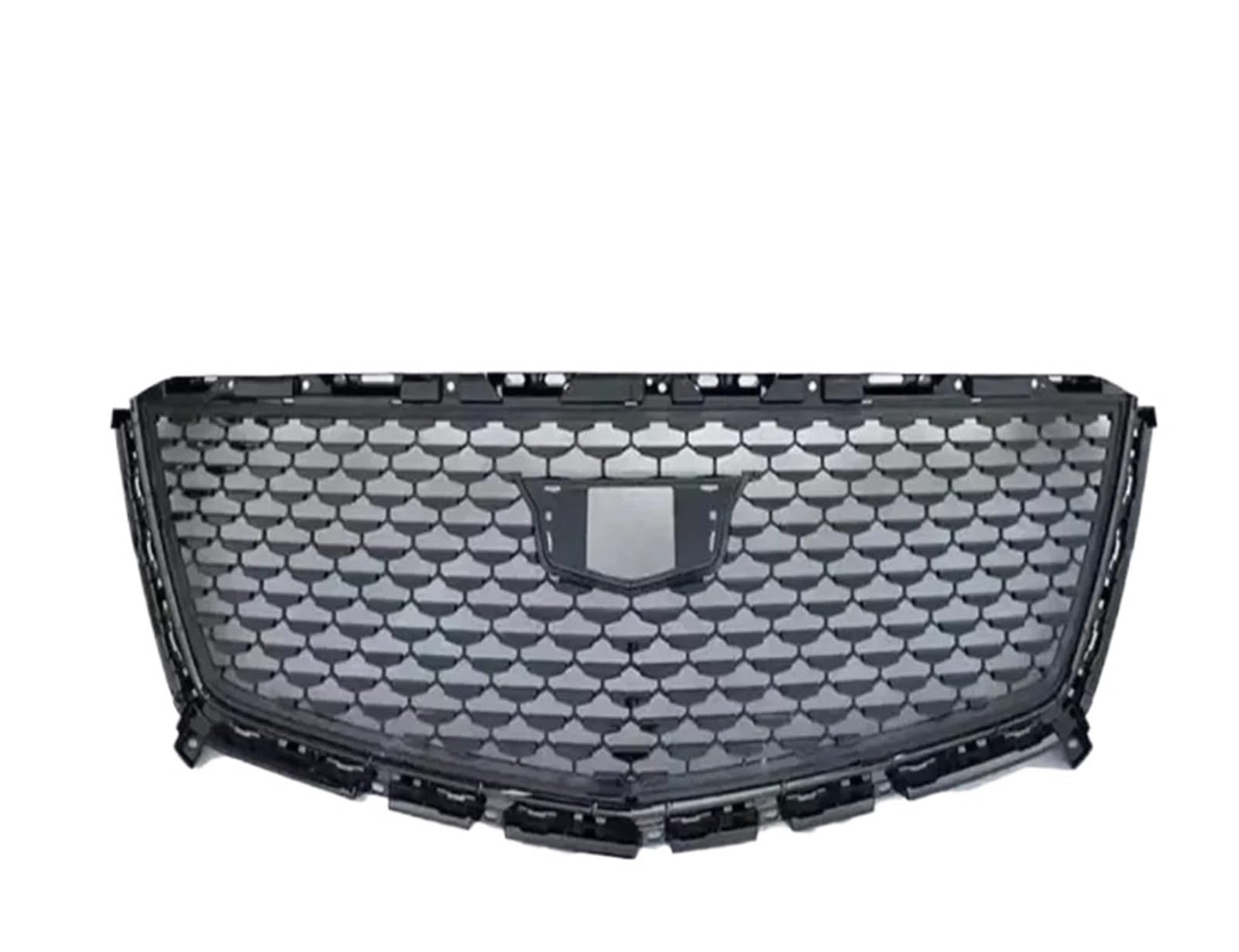 JCVXOELT Auto Front Racing Grill Oberen Kühlergrill Ersatz Stoßstange Haube Mesh Grid Kompatibel for Cadillac XT5 2016-2023 Auto Zubehör(Black) von JCVXOELT