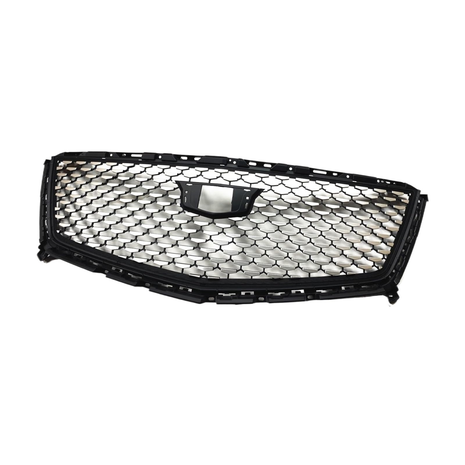 JCVXOELT Auto Front Racing Grill Oberen Kühlergrill Stoßstange Haube Mesh Grid Kompatibel for Cadillac XT5 2016 2017 2018 2019 2020 2021 2022 2023(Silver) von JCVXOELT