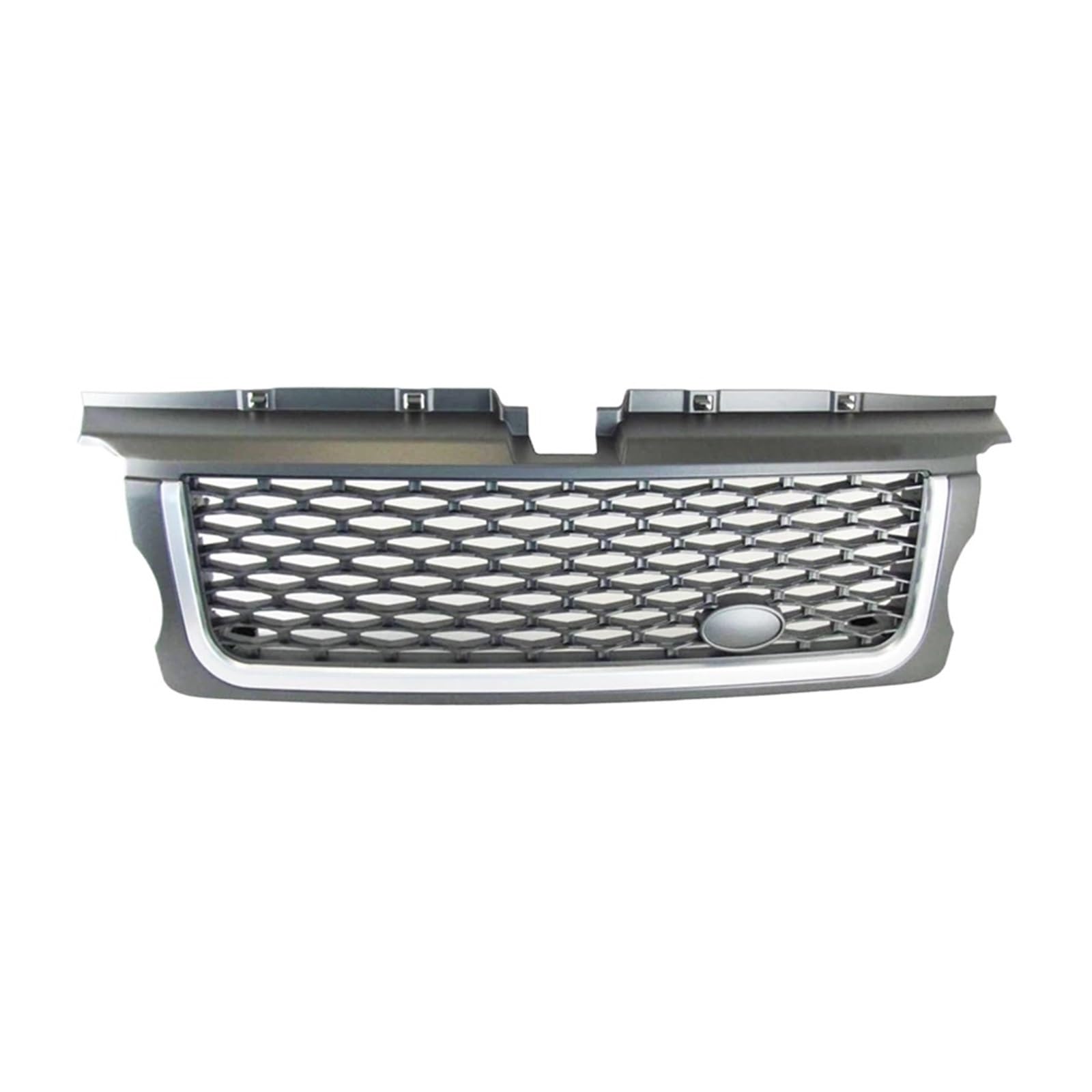 JCVXOELT Auto Frontstoßstangengrill Außenstyling Oberer Grill Kompatibel for Land Rover Range Rover Sport 2005 2006 2007 2008 2009 L320 ABS(Gray Silver Silver) von JCVXOELT