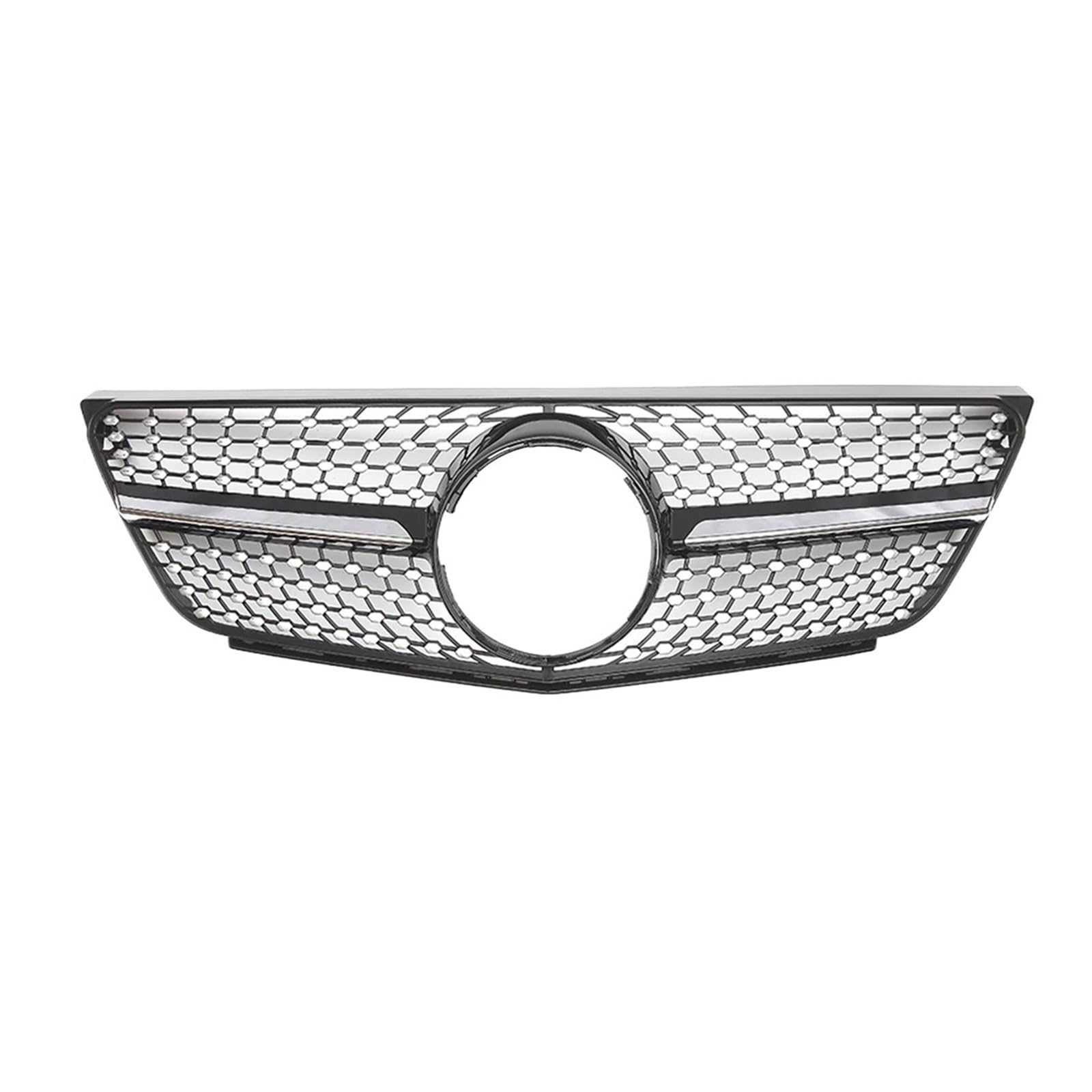 JCVXOELT Auto Frontstoßstangengrill Kompatibel for Mercedes Benz B-Klasse W245 2009-2011 B160 B180 B200 B250 Chrom Schwarz Diamanten Stil(Diamonds-Black) von JCVXOELT