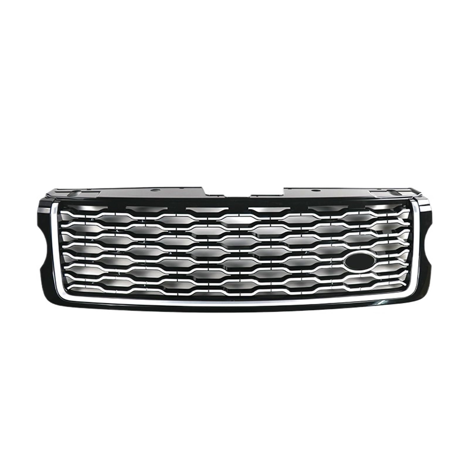 JCVXOELT Auto Frontstoßstangengrill Mesh Grills Kompatibel for Land Rover Range Rover Vogue L405 Upgrade 2013-2022 ABS Zubehör(13-17 Silver Black) von JCVXOELT