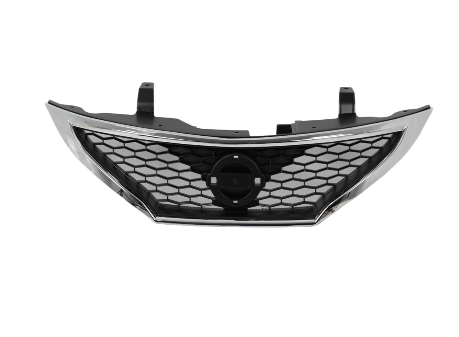 JCVXOELT Auto-Frontstoßstangengrillmaske, Netz-Kühlergrill, kompatibel mit Nissan Tiida Latio 2011–2015, modifiziertes, glänzend schwarzes Autozubehör(Type 1) von JCVXOELT