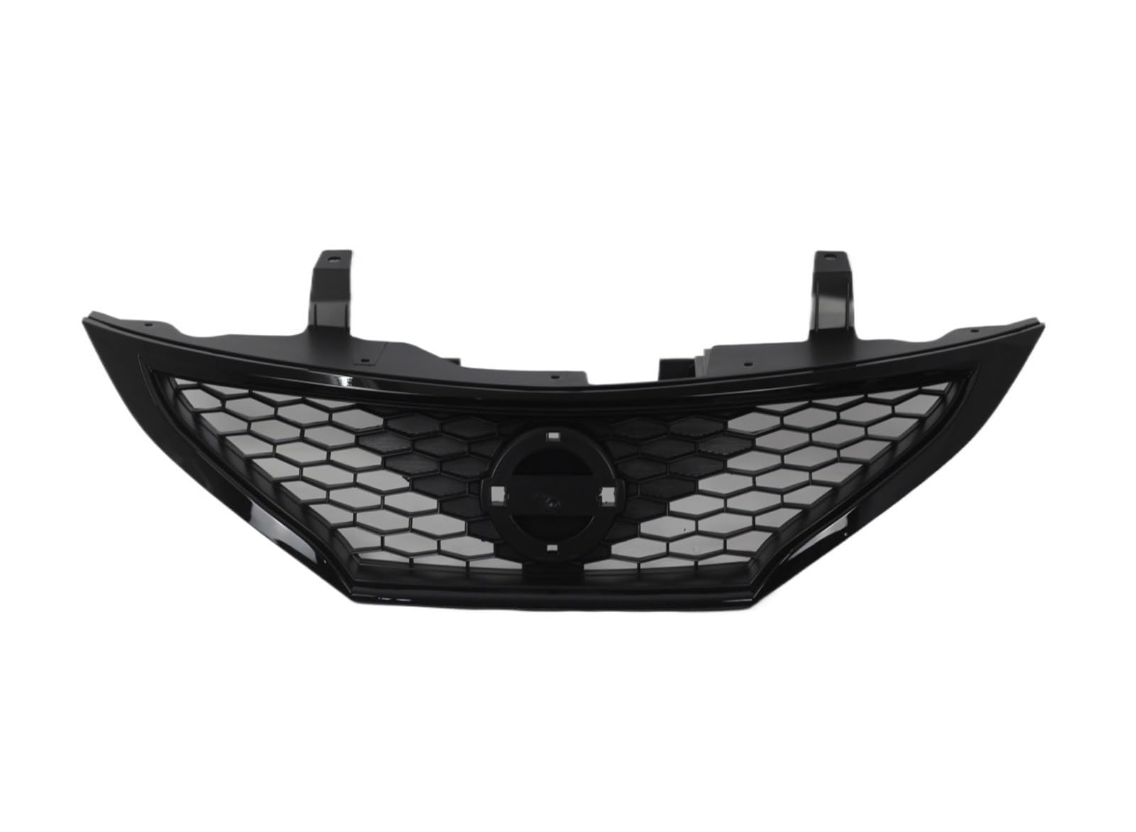 JCVXOELT Auto-Frontstoßstangengrillmaske, Netz-Kühlergrill, kompatibel mit Nissan Tiida Latio 2011–2015, modifiziertes, glänzend schwarzes Autozubehör(Type 2) von JCVXOELT