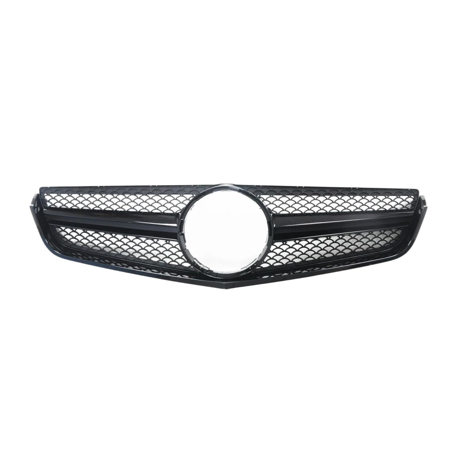 JCVXOELT Auto Oberen Stoßfänger Haube Front Grille Grill Kompatibel for Mercedes-Benz W207 E Coupe 2 Tür 2009-2013 E250 E300 E350 E500 E550 AMG Stil(Black) von JCVXOELT