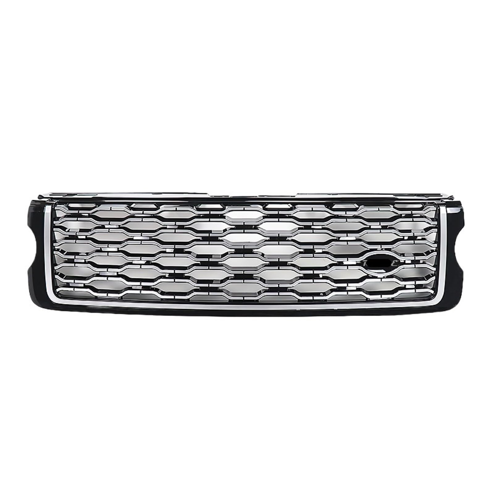 JCVXOELT Auto-Renngrills, Kühlergrill vorne, obere Stoßstangenhaube, Netzgitter, kompatibel mit Land Rover Range Rover Vogue 2013–2017(Silver Black) von JCVXOELT