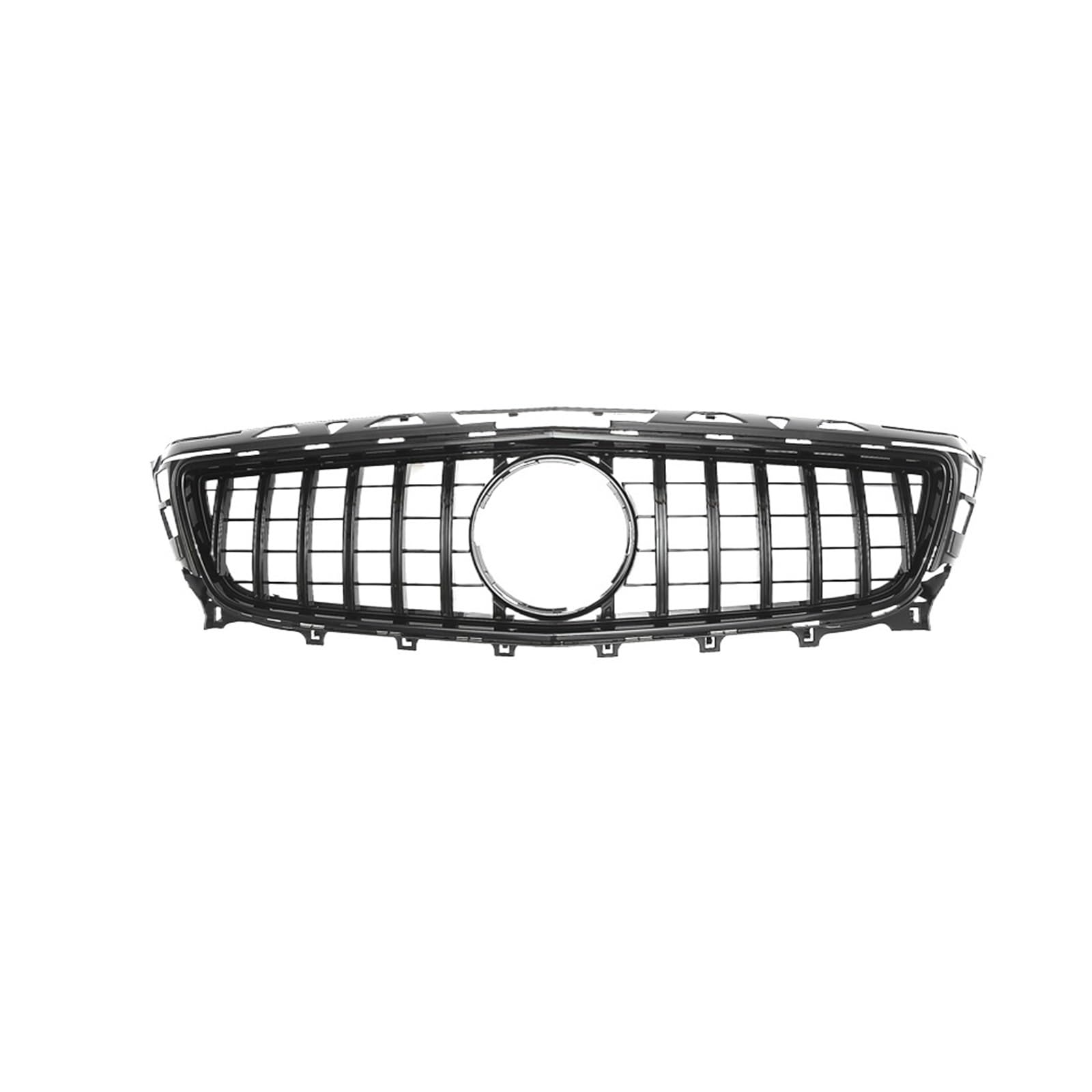 JCVXOELT Automontageeinsätze Renngrill Frontgrill Obere Stoßstangenhaube Netzgitter Kompatibel for Mercedes Benz CLS-Klasse W218 X218 C218 2012-2014 CLS350 CLS500 CLS550(GTR-Black) von JCVXOELT