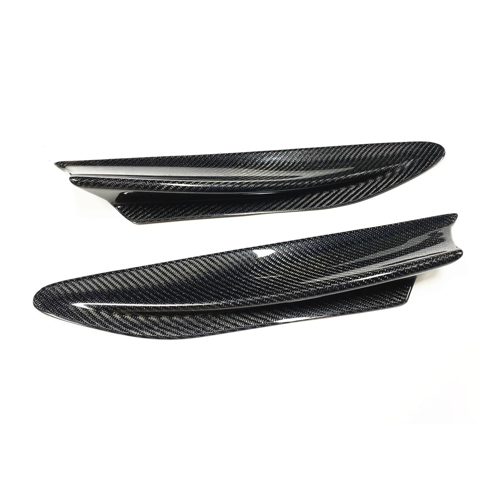 JCVXOELT Carbon Faser Auto Vorderseite Kotflügel Spoiler Fin Air Vent Abdeckung Splitter Lip Kompatibel for Toyota 86 GT von JCVXOELT