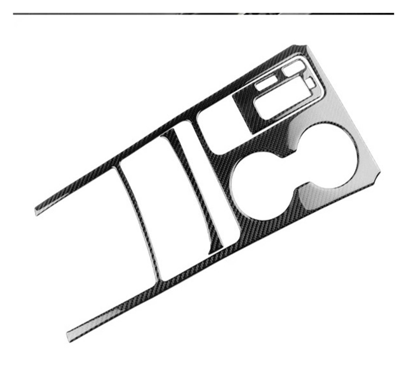 JCVXOELT Echte weiche Kohlefaser-Aufkleber, kompatibel mit Kia Stinger 2019, 2020, 2021, 2022, 2023, LHD RHD, Auto-Zentralschaltung, Schalttafel, Zubehör (für Linkslenker, schwarzes Carbon) von JCVXOELT