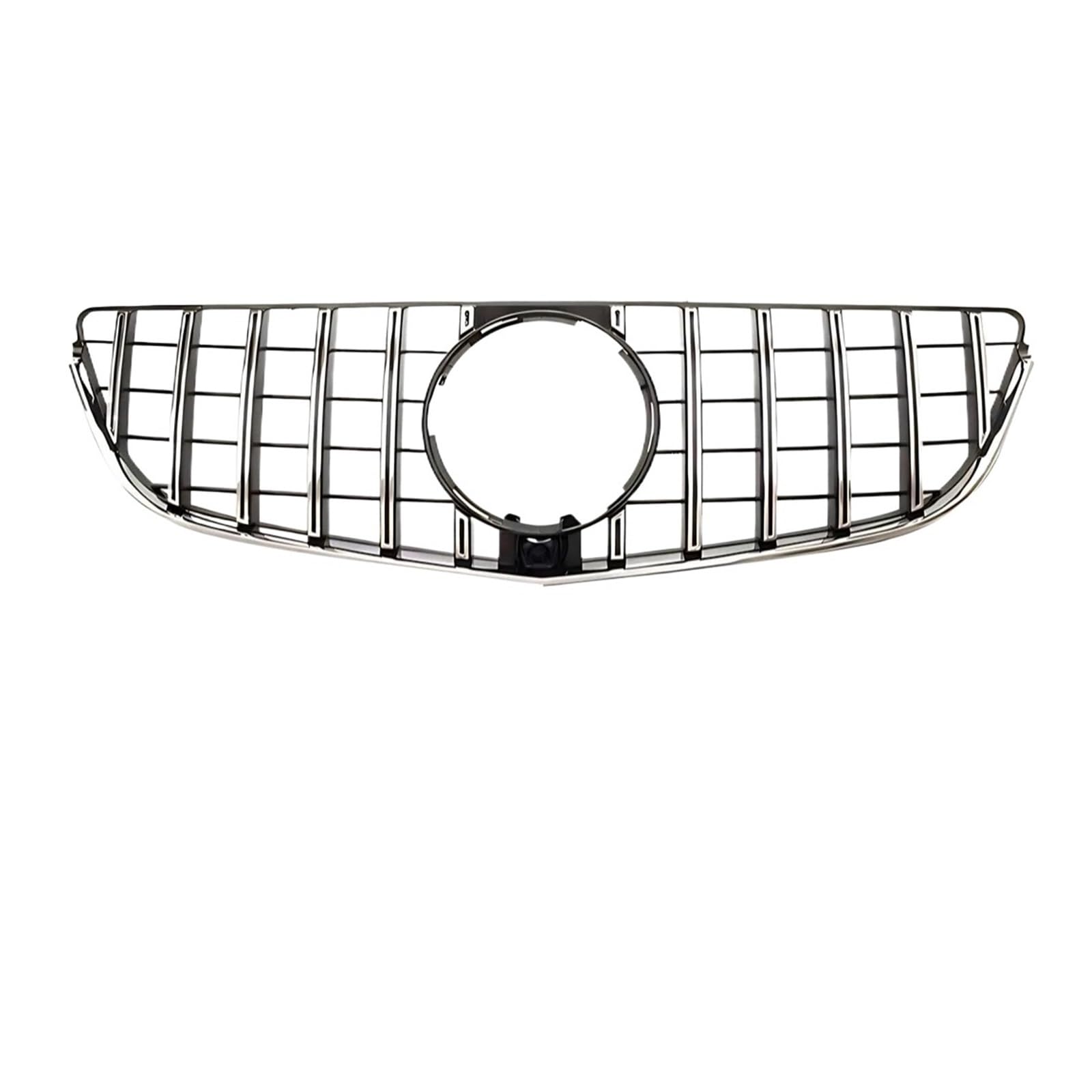 JCVXOELT Fronteinlässe Kühlergrill Stoßstangengrill Mittelgitter Mesh Tuning Kompatibel for Mercedes Benz E Coupe W207 C207 A207 2009-2016 Zubehör Styling(13-15 GT Silvery) von JCVXOELT