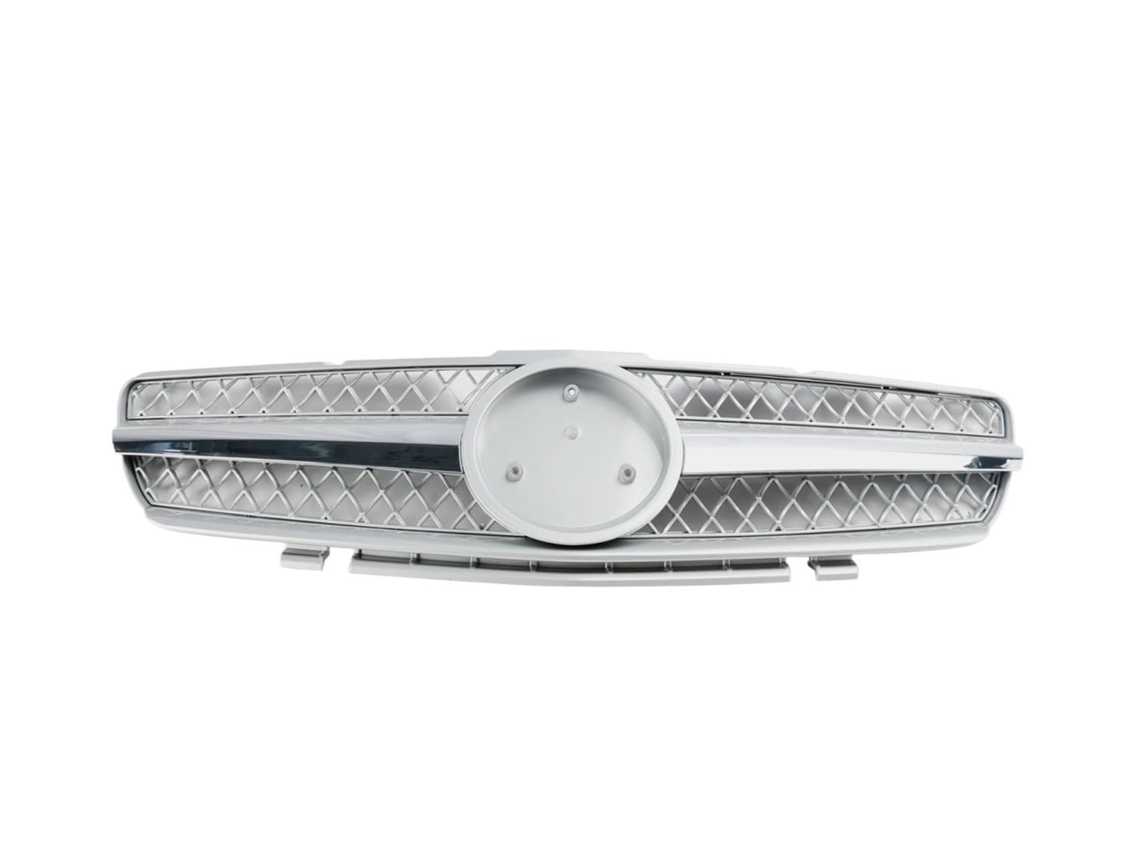 JCVXOELT Frontstoßstange Oberer Grill Grille Kompatibel for Mercedes R230 SL500 SL600 2003-2006 Autozubehör Styling von JCVXOELT