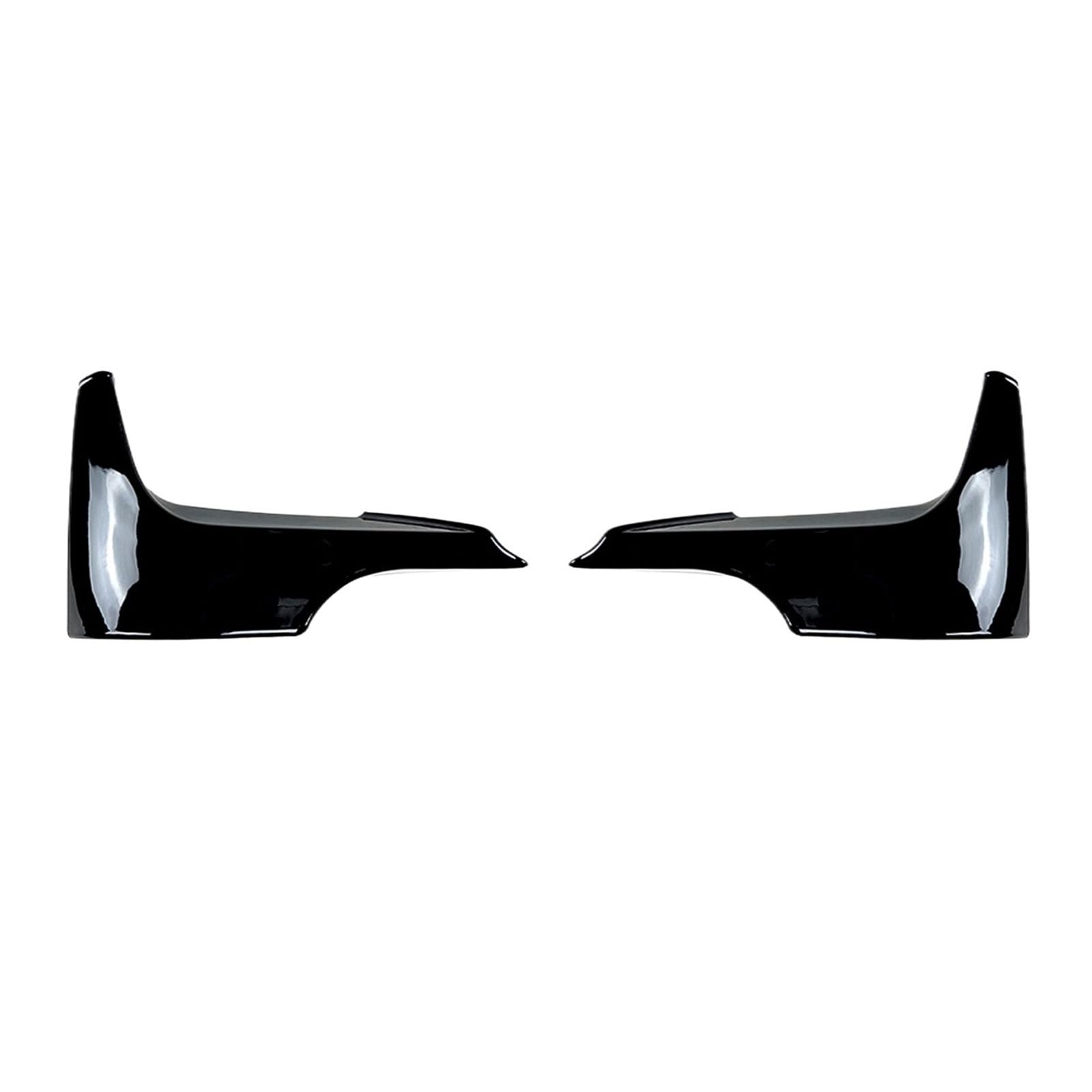 JCVXOELT Frontstoßstangen-Seitensplitter-Abdeckungslippe, unterer Spoiler, Lüftungsschlitzverkleidung, kompatibel for BMW 1er E82 1M 2011 2012 2013(Black) von JCVXOELT