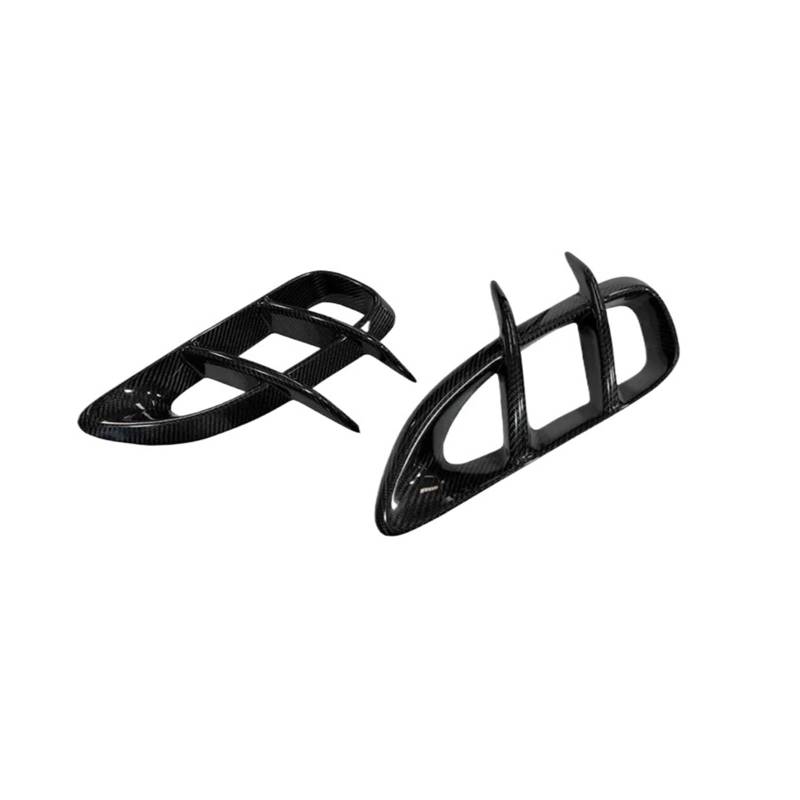 JCVXOELT Kompatibel for Porsche 718 Cayman Boxster Dry Carbon Fiber Set Auto Fenders Side Air Vent Side Wind Knife Outlets Cover Upgrade Body Kit von JCVXOELT