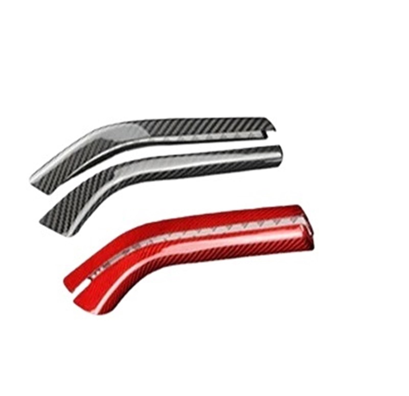 JCVXOELT Kompatibel for Camaro 2010 2011 2012 2013 2014 2015 Auto Handbremse Innenmodifikation Zubehör Kohlefaser(Red) von JCVXOELT