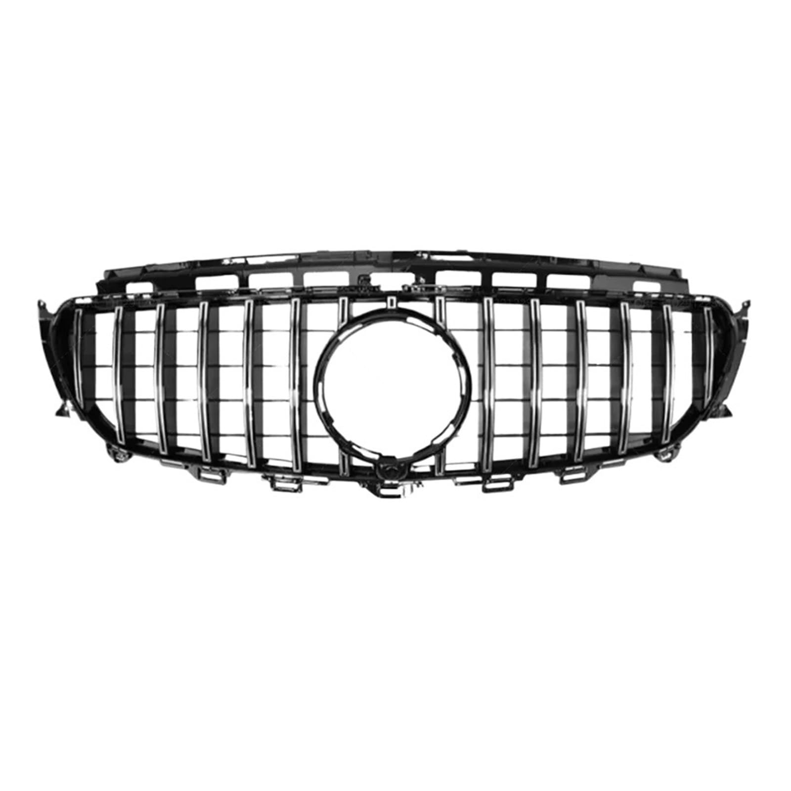 JCVXOELT Kühlergrill Stoßstange Ansaughaube Mesh Grid Kompatibel for W213 E-Klasse Mercedes Benz E200 E300 E350 E350e E450 E53 2016-2024 AMG(W213 16-20 GT Silver) von JCVXOELT