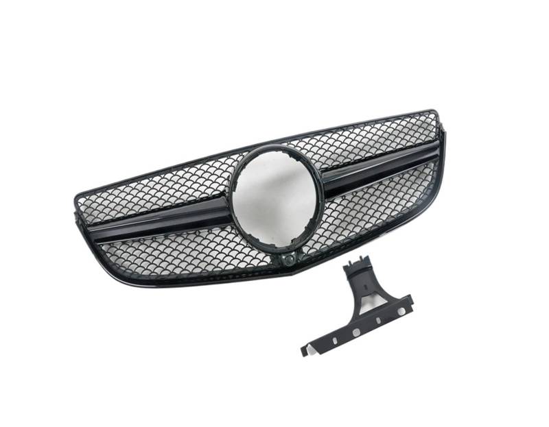 JCVXOELT Kühlergrill for die Stoßstange, kompatibel mit Mercedes-Benz W207 C207 A207 2014.7-2017 E-Coupe mit Kameraloch im AMG-Stil(Black) von JCVXOELT