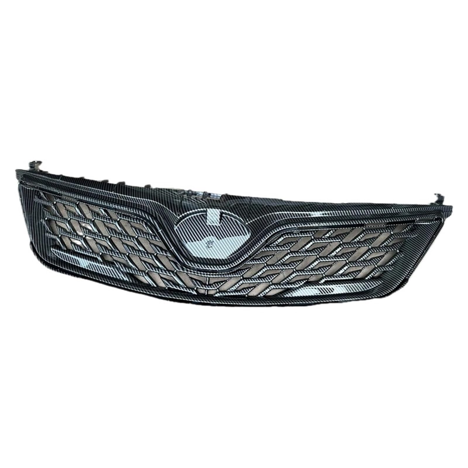 JCVXOELT Modifizierte Frontstoßstangen-Netzabdeckung, Frontgrill for Zierleisten, kompatibel mit Toyota Corolla, Renngrill, kompatibel mit Corolla 2011–2013(Carbon Fiber Look) von JCVXOELT