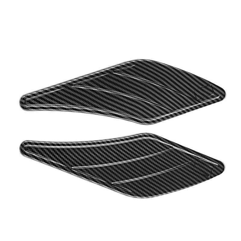 JCVXOELT Paar Auto Seitenkotflügel Air Vent Aufkleber Air Wing Cover Trim kompatibel for VW(Carbon Fiber) von JCVXOELT