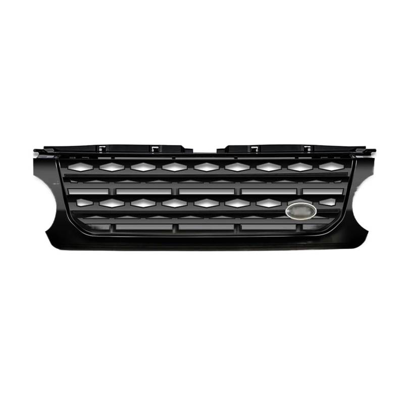 JCVXOELT Tuning-Upgrade Facelift-Grill Frontstoßstange Center Grilles Mesh Kompatibel for Land Rover Discovery 4 LR4 2010-2013 ABS(Black) von JCVXOELT