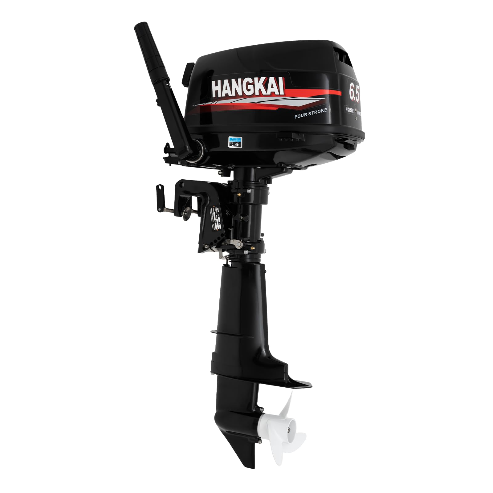 JDBDU 6.5HP 4-Takt-Außenbordmotor, 123CC Hangkai Boot Motor Motor Kurzer Welle Außenborder Fischerboot Wasserkühlung & CDI Heavy Duty Bootsmotor für Schlauchboote von JDBDU