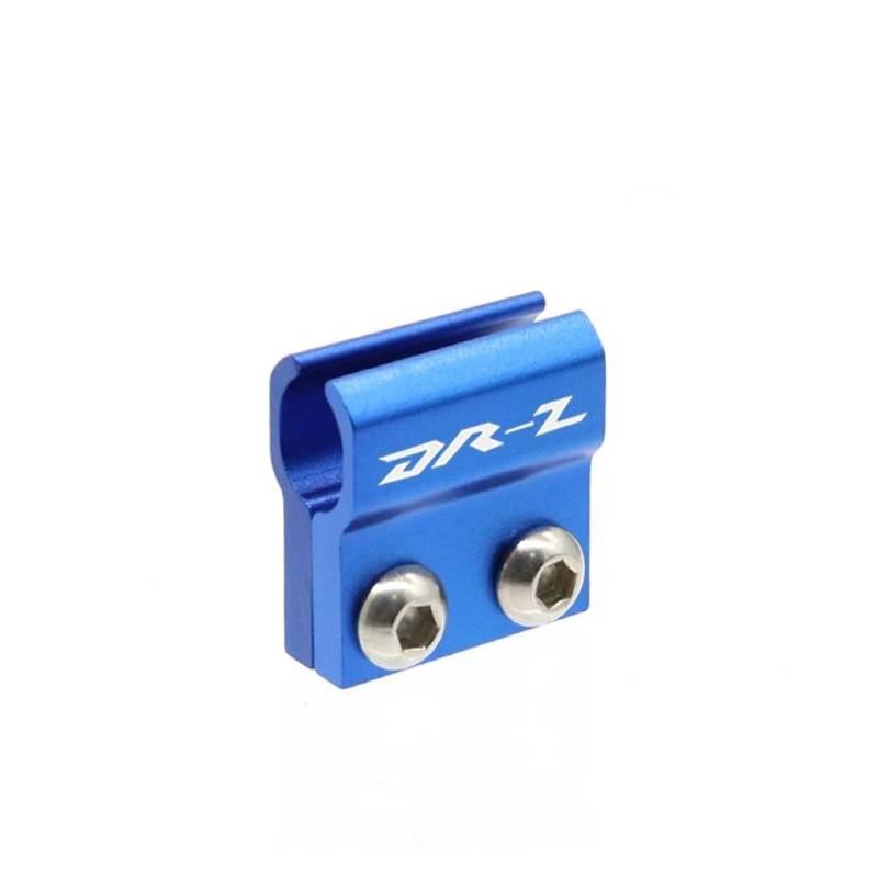 JDBJBMC Bremskabelklemme Für Su@zuk*i DRZ 400 SM 2005–2023 vordere Bremsschlauchklemme, Bremsleitungshalter, Motorrad, Kabelführung, Klemmung, DRZ400SM(Blu) von JDBJBMC