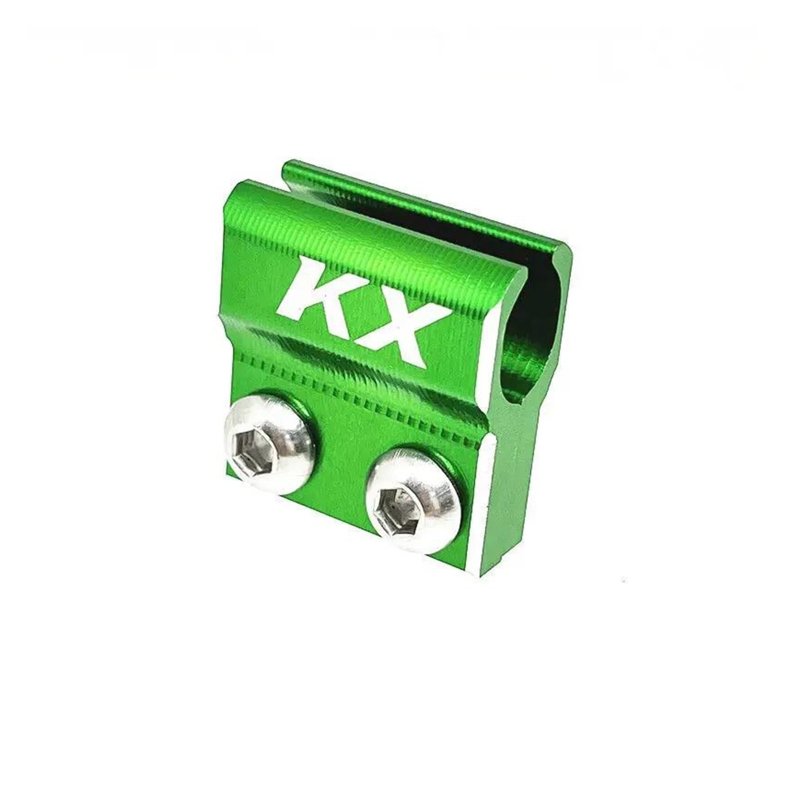 JDBJBMC Bremskabelklemme Vorderradbremsleitungen Schlauchklemme Für Ka*wasa&ki KX 65/80/85/100/125/250/250F(Green) von JDBJBMC